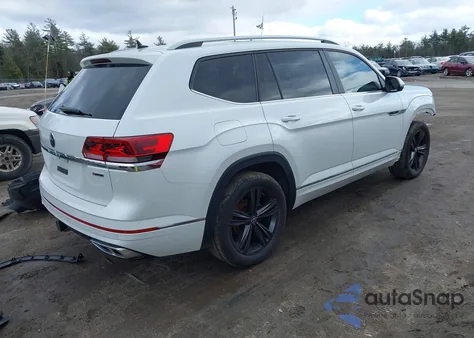 2022 Volkswagen Atlas 3.6L V6 Sel R-Line из США, поврежденный, VIN 1V2AR2CA3NC548668